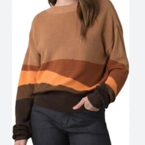 Prana Women’s Desert Road Sunset Colors Sweater I8